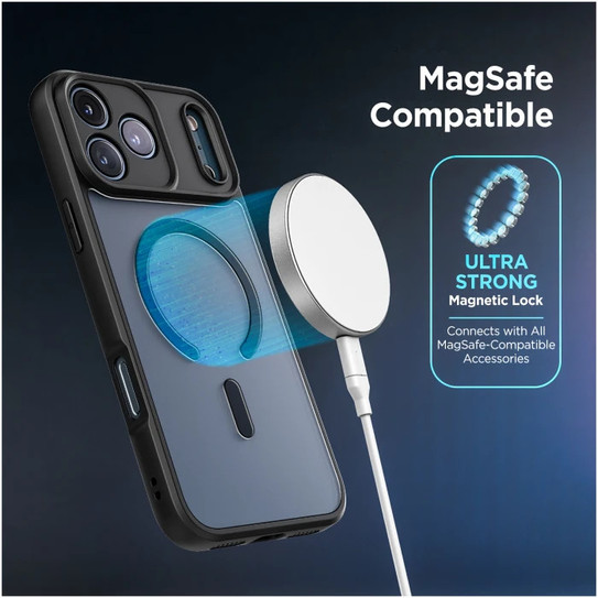 Encased ClearBack Case iPhone 17 Pro Max with Belt Clip Holster - Clear Encased ClearBack Case iPhone 17 Pro Max with Belt Clip Holster - Clear