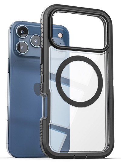 Encased Voyager Case iPhone 17 Pro - Black/Clear Encased Voyager Case iPhone 17 Pro - Black/Clear