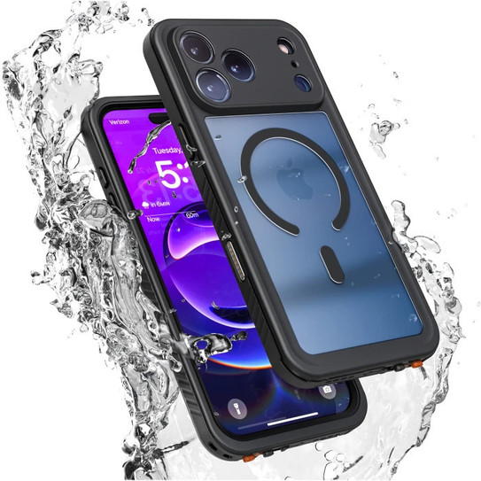 Encased Titan Waterproof  Case iPhone 17 Pro - Black Encased Titan Waterproof  Case iPhone 17 Pro - Black