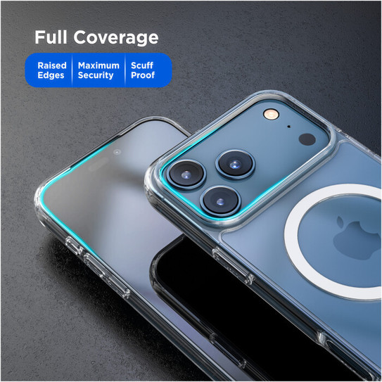 Encased ClearBack Case iPhone 17 Pro with Belt Clip Holster - Clear Encased ClearBack Case iPhone 17 Pro with Belt Clip Holster - Clear