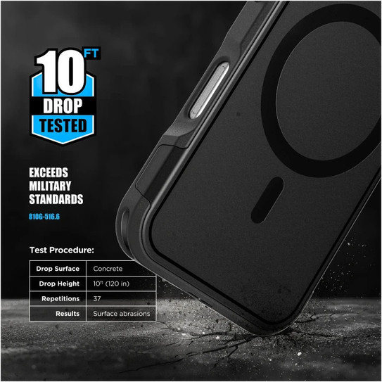Encased Challenger Case iPhone 17 Pro Max with Belt Clip Holster - Black Encased Challenger Case iPhone 17 Pro Max with Belt Clip Holster - Black