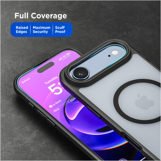 Encased SlimShield Case iPhone 17 Air with Belt Clip Holster - Clear