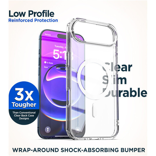 Encased ClearBack Case iPhone 17 Pro - Clear Encased ClearBack Case iPhone 17 Pro - Clear