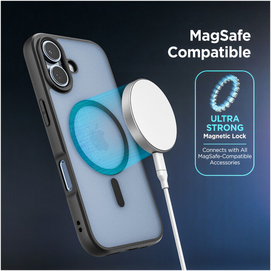 Encased Frosted SlimShield Case iPhone 17 with Belt Clip Holster - Clear