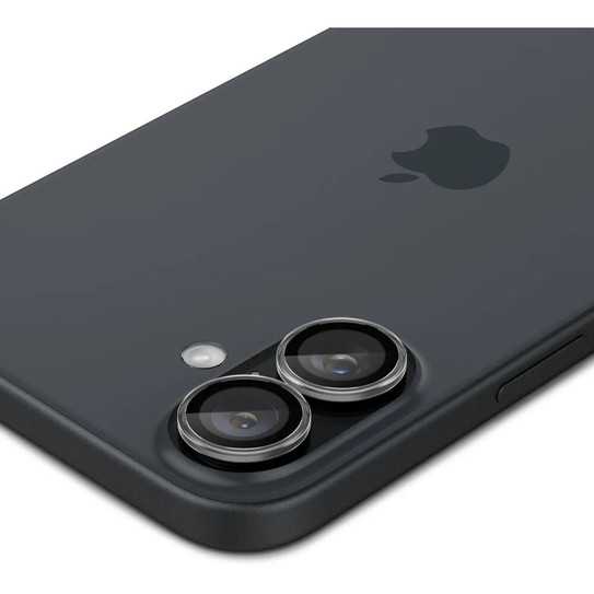 Spigen GLAS.tR EZ Fit Optik Pro 2PCS Glass Camera Lens Protector iPhone 17/16/16 Plus - Clear Spigen GLAS.tR EZ Fit Optik Pro 2PCS Glass Camera Lens Protector iPhone 17/16/16 Plus - Clear