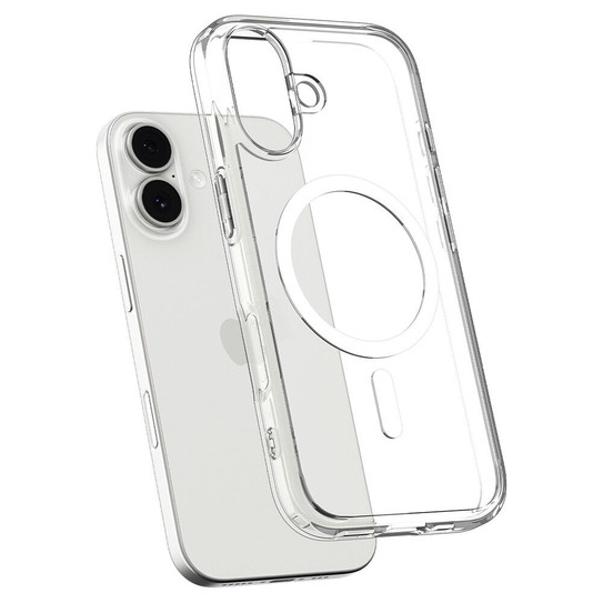 Spigen Ultra Hybrid MagSafe Case iPhone 17 - Clear Case / White Ring