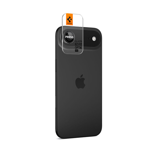Spigen GLAS.tR EZ Fit Optik Pro 2PCS Glass Camera Lens Protector iPhone 17 Air - Black Spigen GLAS.tR EZ Fit Optik Pro 2PCS Glass Camera Lens Protector iPhone 17 Air - Black