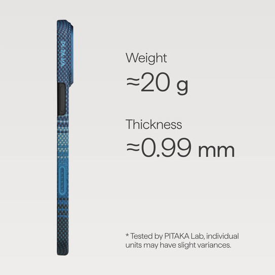 Pitaka Ultra-Slim Case iPhone 17 Pro - Moonrise