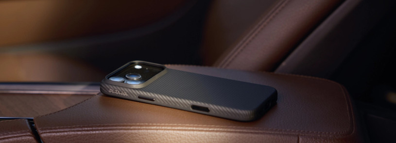 Pitaka Aramid UltraGuard Case for iPhone 17 Pro Max - Black/Grey