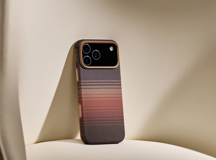 iPhoneアクセサリー PITAKA iPhone17ProMax UltraGurad Sunset Pitaka Aramid UltraGuard Case for iPhone 17 Pro - Sunset