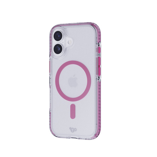 Tech21 EvoCrystal MagSafe Case iPhone 17 - Clear/Pink