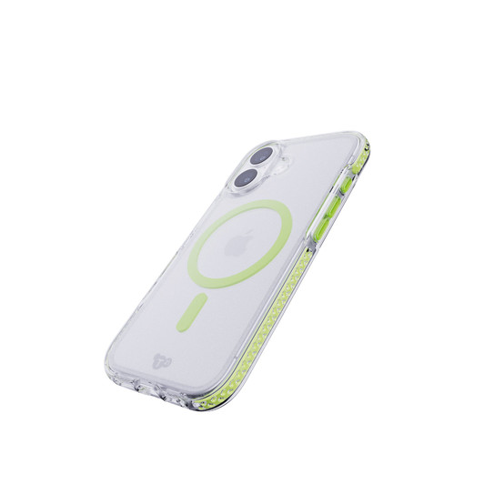 Tech21 EvoCrystal MagSafe Case iPhone 17 - Clear/Green