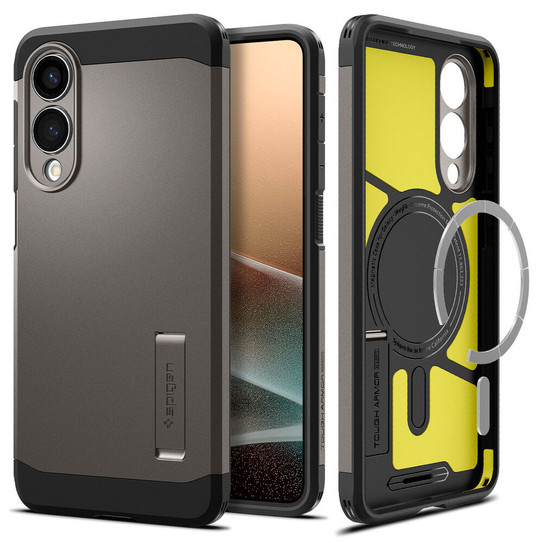Spigen Tough Armor (MagFit) Case Samsung Galaxy S25 Edge - Gunmetal