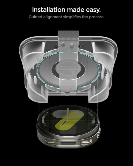 Spigen Glas.tR EZ Fit 2 Pcs Screen Protector Galaxy Watch 8 40mm - Clear