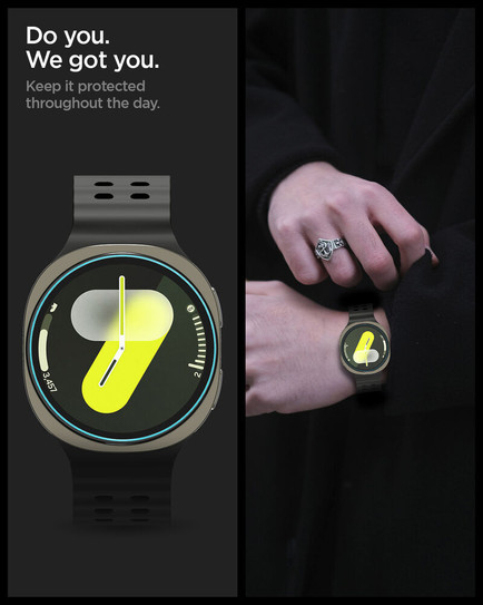 Spigen Glas.tR EZ Fit 2 Pcs Screen Protector Galaxy Watch 8 40mm - Clear