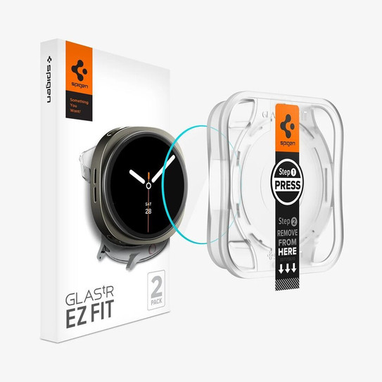 Spigen Glas.tR EZ Fit 2 Pcs Screen Protector Galaxy Watch 8 44mm - Clear