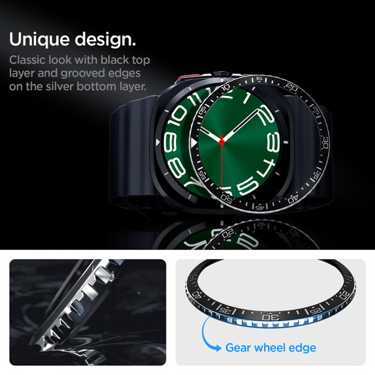 Spigen Bezel Tune Ring Cover Protector Galaxy Watch Ultra 47mm - Black
