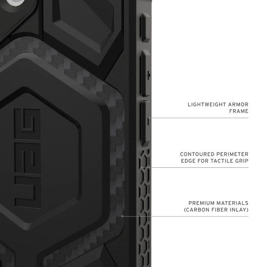 UAG Monarch Pro Case iPhone 17 - Carbon Fiber