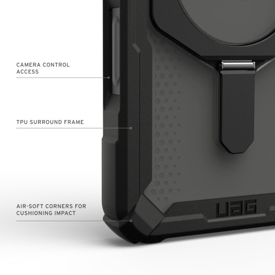 UAG Plasma XTE MagSafe Case iPhone 17 - Black/Orange