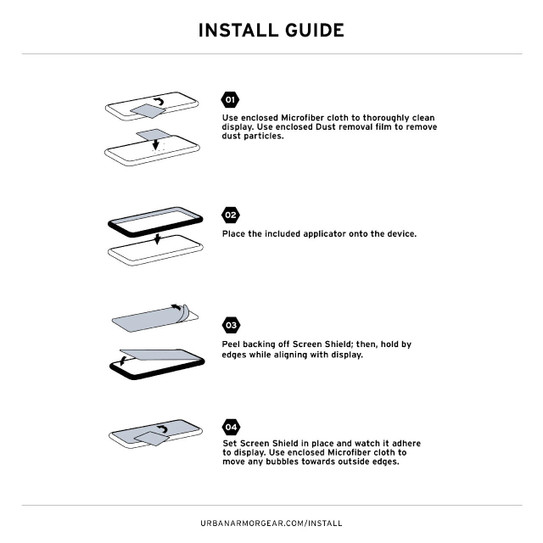 UAG Shield Ultra Screen Protector iPhone 17 - Clear