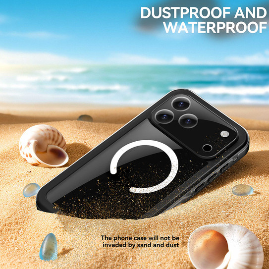 Krakatoo Dot WaterProof Case iPhone 17 Pro Max - Black