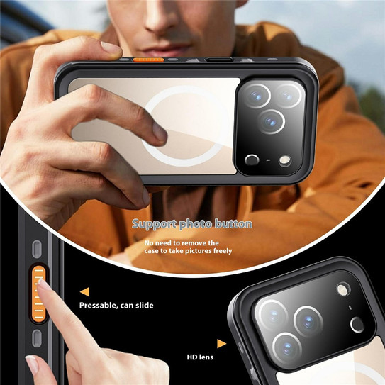 Krakatoo Dot WaterProof Case iPhone 17 Pro - Black