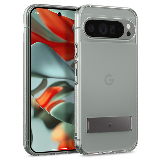Spigen Caseology Capella Kickstand Case Google Pixel 9 Pro XL - Clear/Grey