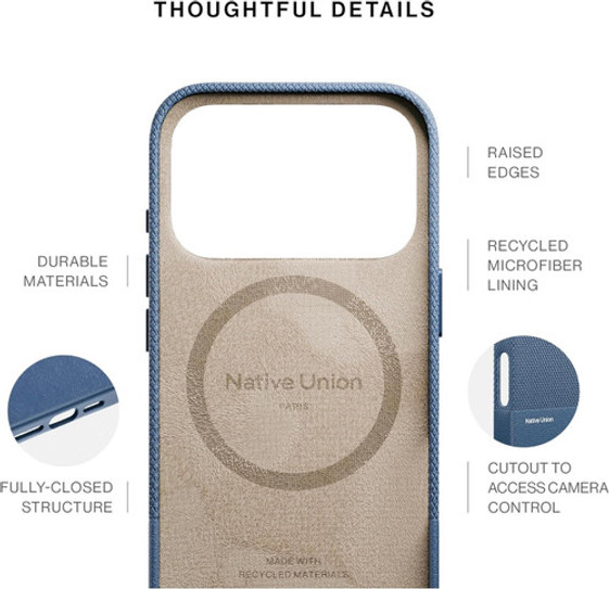 Native Union Classic Case iPhone 17 Pro Max - Navy Native Union Classic Case iPhone 17 Pro Max - Navy