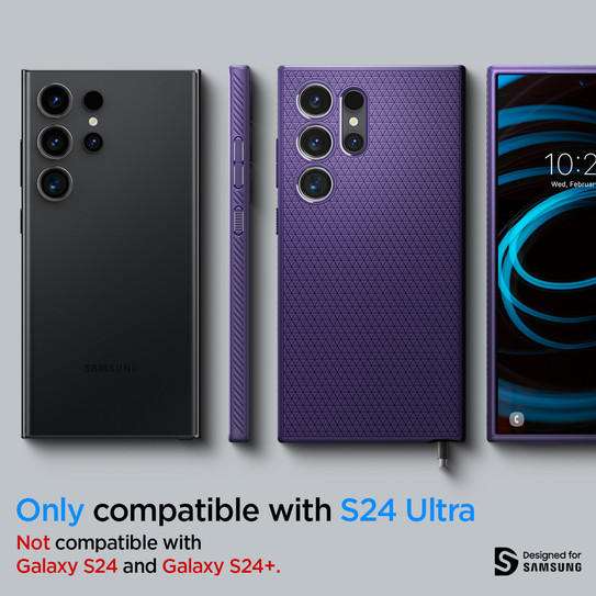 Spigen Liquid Air Case Samsung Galaxy S24 Ultra - Deep Purple