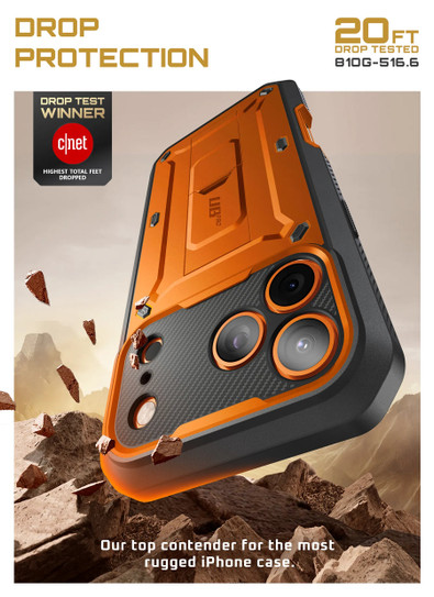 Supcase UB Pro Rugged Case iPhone 17 Pro Max - Coral