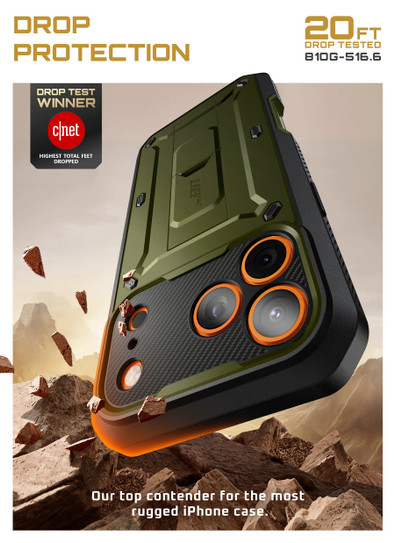 Supcase UB Pro Rugged Case iPhone 17 Pro Max - Guldan 