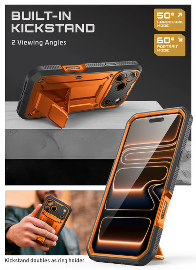 Supcase UB Pro Rugged Case iPhone 17 Pro - Coral