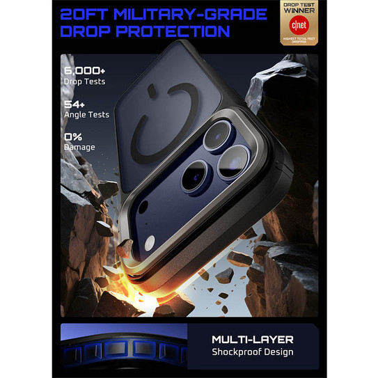 Supcase UB Mag Slim Case iPhone 17 Pro Max - Azure