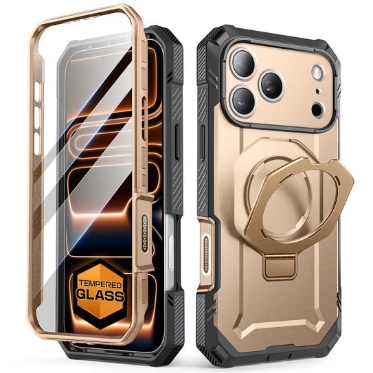 Supcase UB Grip Pro with HD Tempered Glass Case iPhone 17 Pro Max - Dessert
