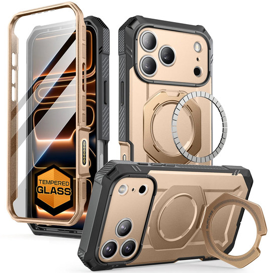 Supcase UB Grip Pro with HD Tempered Glass Case iPhone 17 Pro Max - Dessert