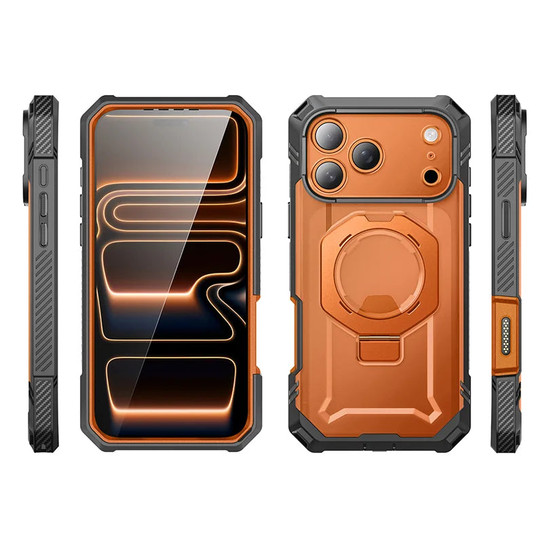 Supcase UB Grip Pro with HD Tempered Glass Case iPhone 17 Pro Max - Coral