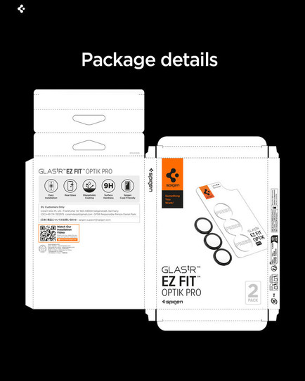 Spigen GLAS.tR EZ Fit Optik Pro 2PCS Lens Protector Samsung Galaxy S26+ Plus - Black