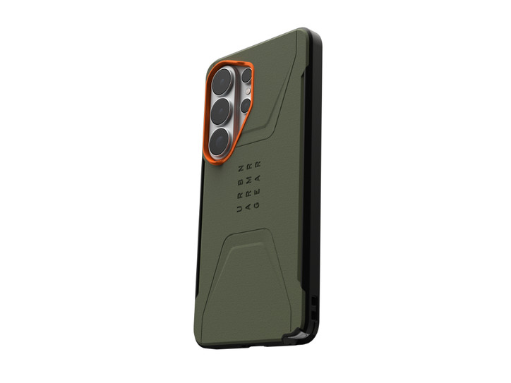 UAG Civilian Case Samsung Galaxy S26 Ultra - Olive/Orange