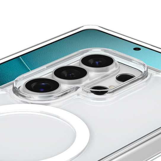 Spigen Ultra Hybrid S MagSafe  Case Samsung Galaxy S26 Ultra - Clear Case / White Ring