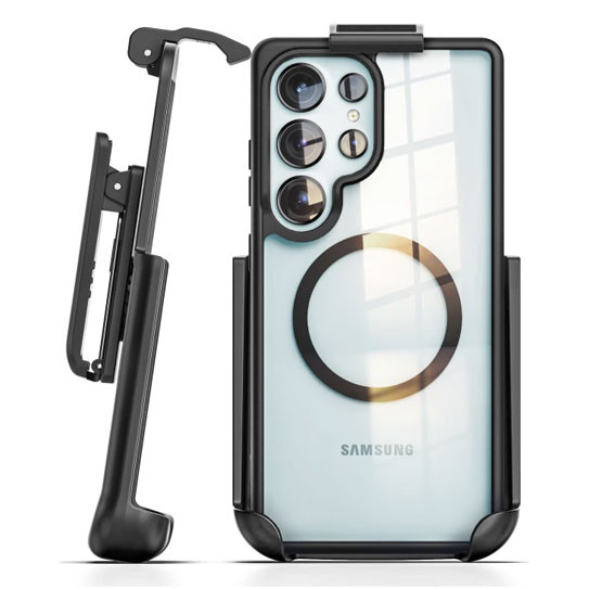 Encased SlimShield Case Samsung Galaxy S26 Ultra with Belt Clip Holster - Clear