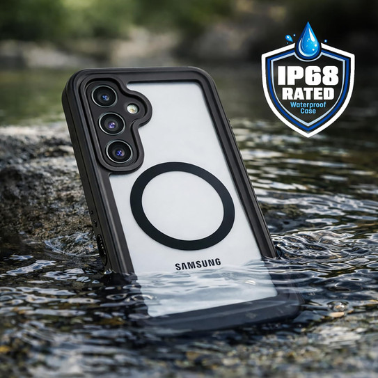 Encased Titan Waterproof Case Samsung Galaxy S26+ Plus - Clear/Black