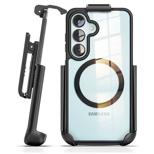Encased SlimShield Case Samsung Galaxy S26 with Belt Clip Holster - Clear