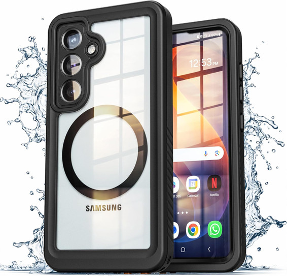 Encased Titan Waterproof Case Samsung Galaxy S26 - Clear/Black