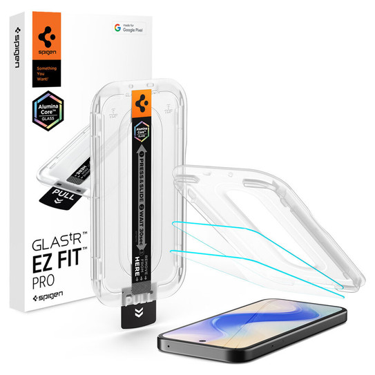 Spigen Glas.tR EZ Fit 2 Pcs Glass Screen Protector Google Pixel 10a - Clear