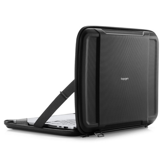 Spigen Rugged Armor Case MacBook Pro 16" (M1/M2/M3/M4)/Air 15" (M2/M3/M4) - Black