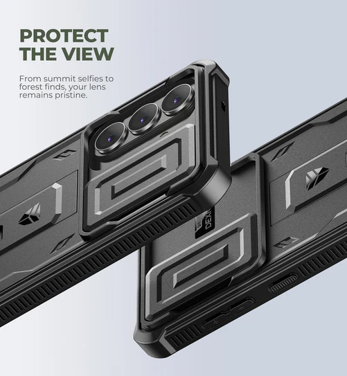 Dexnor Armor Shield MagSafe Case Samsung Galaxy S26 With Slide Camera Cover - Black