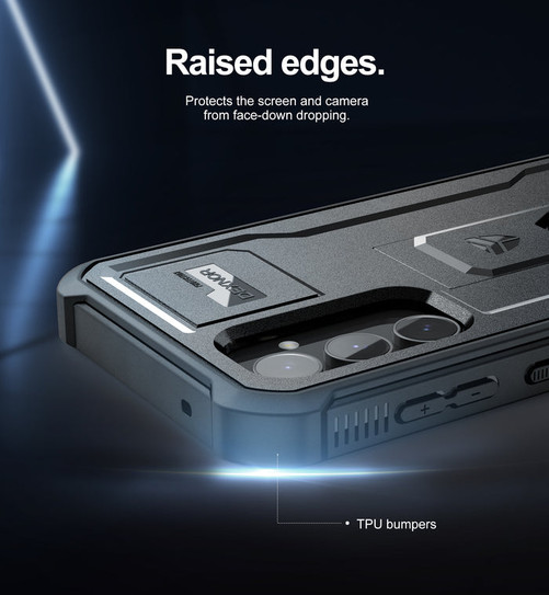 Dexnor Armor Shield Case Samsung Galaxy S23 FE With Screen Protector - Black