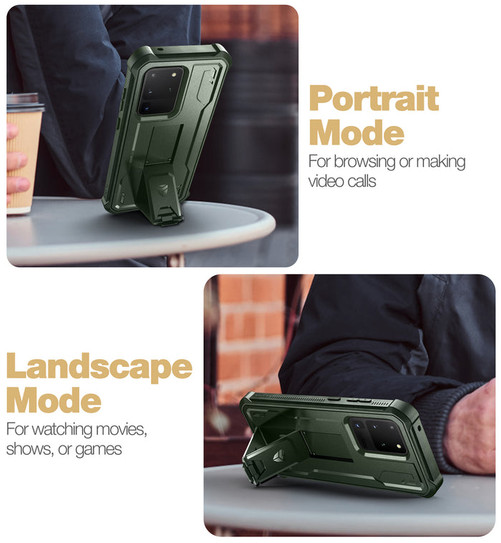 Dexnor Rugged Armor Case Samsung Galaxy S20 Ultra  - Green