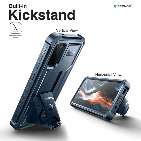 Dexnor Rugged Armor MagSafe Case Samsung Galaxy S20 - Blue