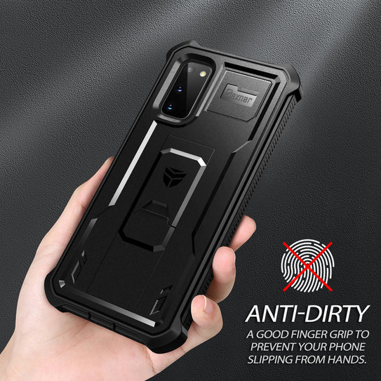 Dexnor Rugged Armor Case Samsung Galaxy S20 FE - Black
